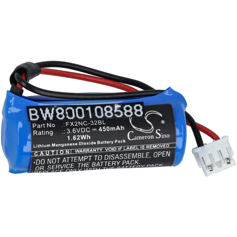 

Batería no recargable compatible con Mitsubishi FX2NC series controllers controlador de periférico (450 mAh, 3,6 V, Li-Ion) - Vhbw
