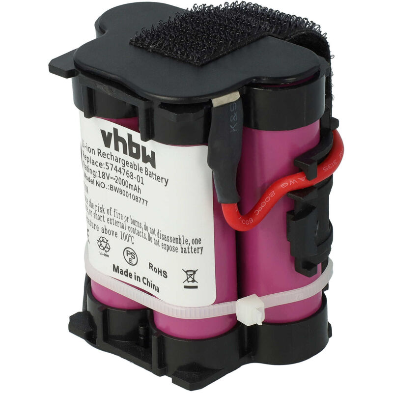 

Batería li-on 2000mAh (18V) para Flymo, Gardena, Husqvarna reemplaza 574 47 68-01, 574 47 68-02, 574 47 68-03, 586 57 62-01, 586 57 62-02, ... - Vhbw