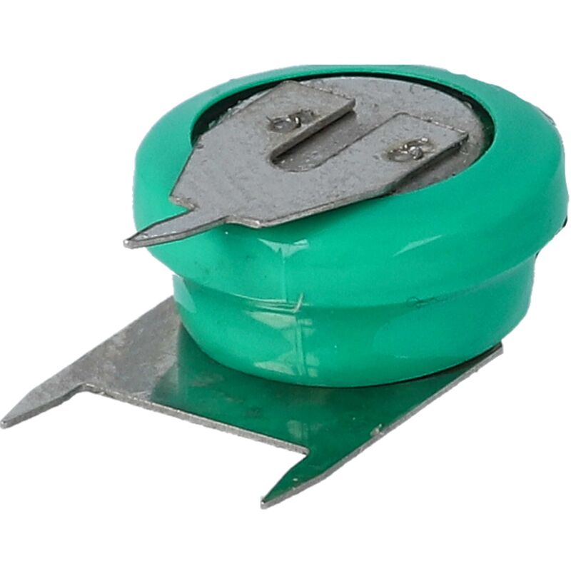 

NiMH Batería de botón de repuesto Tipo V40H 3 pines 40 mAh 1,2 V compatible para lámparas solares, etc. - Vhbw