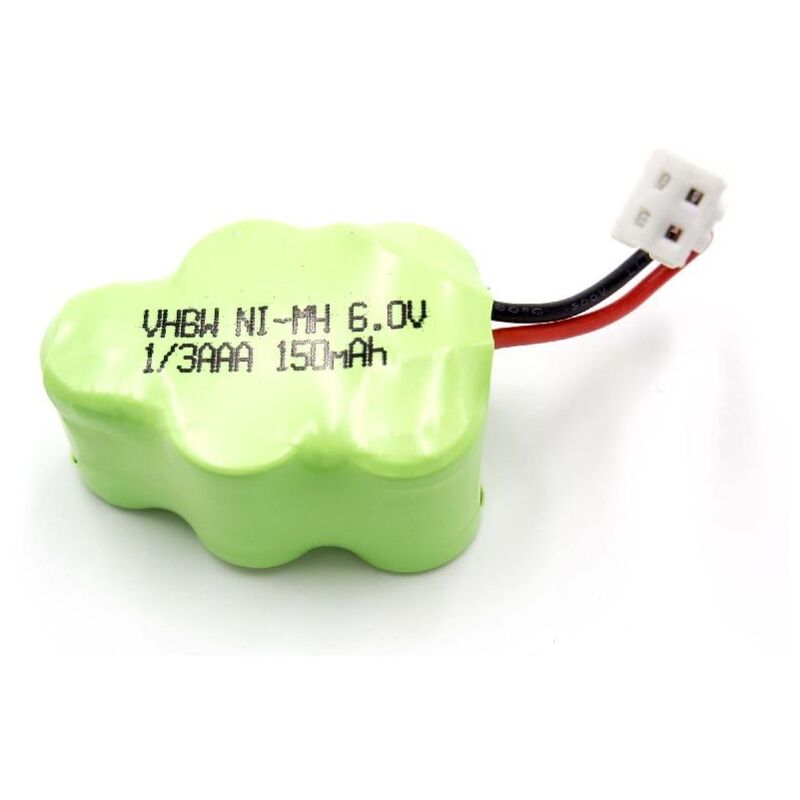 

Batería NiMH 150mAh (6V) para SAL, HLG, DLG planeador con peso de despegue hasta 350 g., reemplaza 5x1/3AAA - Vhbw