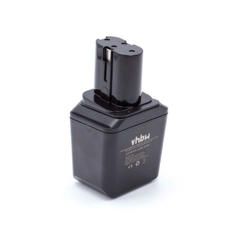 

Batería NiMH 3000mAh (12V) para herramientas Bosch serie GSB 1ª generación con batería 12V como 2 607 335 180, 2 607 335 021, 2 607 355 014 - Vhbw