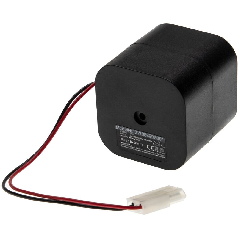 

Batería no recargable compatible con Alarm Lock 11A, LL1, PG10 protección ruta de escape (5000 mAh, 6 V, alcalina) - Vhbw