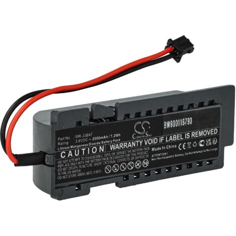 vhbw Batería no recargable compatible con Mitsubishi MelServo MR-J3 servoregulador para instalaciones industriales (2000 mAh, 3,6 V, Li-MnO2)