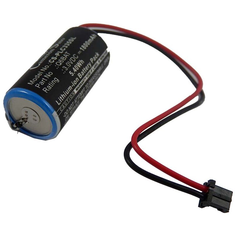 

Vhbw - Batería no recargable reemplaza Sanyo CR17335SE-R, ER2/3A, GT15-Bat para controlador de periférico (1800 mAh, 3 V, Li-Ion)