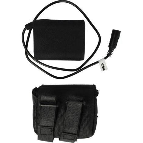 vhbw Batería (pack) para lámparas de bicicleta luz faros (7800 mAh, 8,4 V, Li-Ion), tejido impermeable