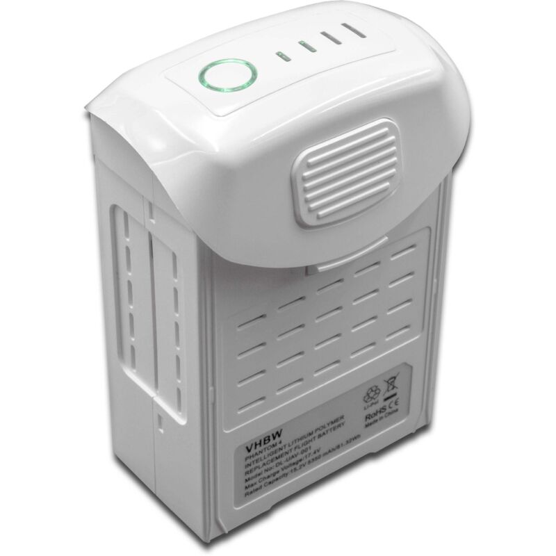 

batería compatible con DJI Phantom 4 dron multicóptero cuadricóptero (5350mAh, 15,2V, polímero de litio) - Vhbw
