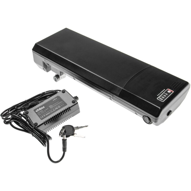 

Batería portaequipajes 8,8Ah 24V Li-Ion con riel, incl. cargador compatible con diversas E-Bikes, bicicletas eléctricas, pedelecs - Vhbw