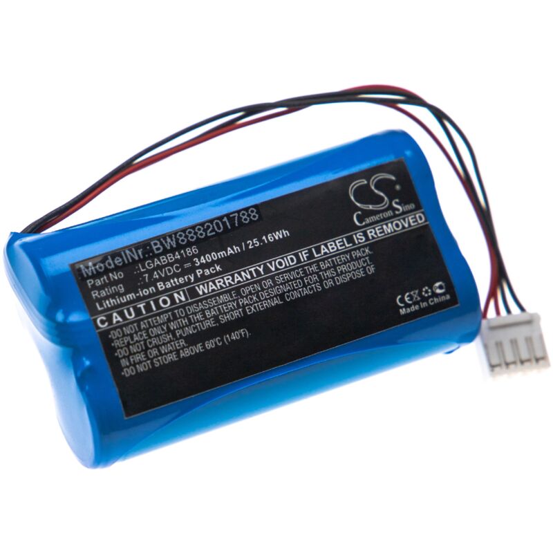 

Batería recargable compatible con DJI Phantom 3 4K, 3 Standard, GL358WB dron, multicóptero, cuadricóptero (3400 mAh, 7,4 V, Li-Ion) - Vhbw