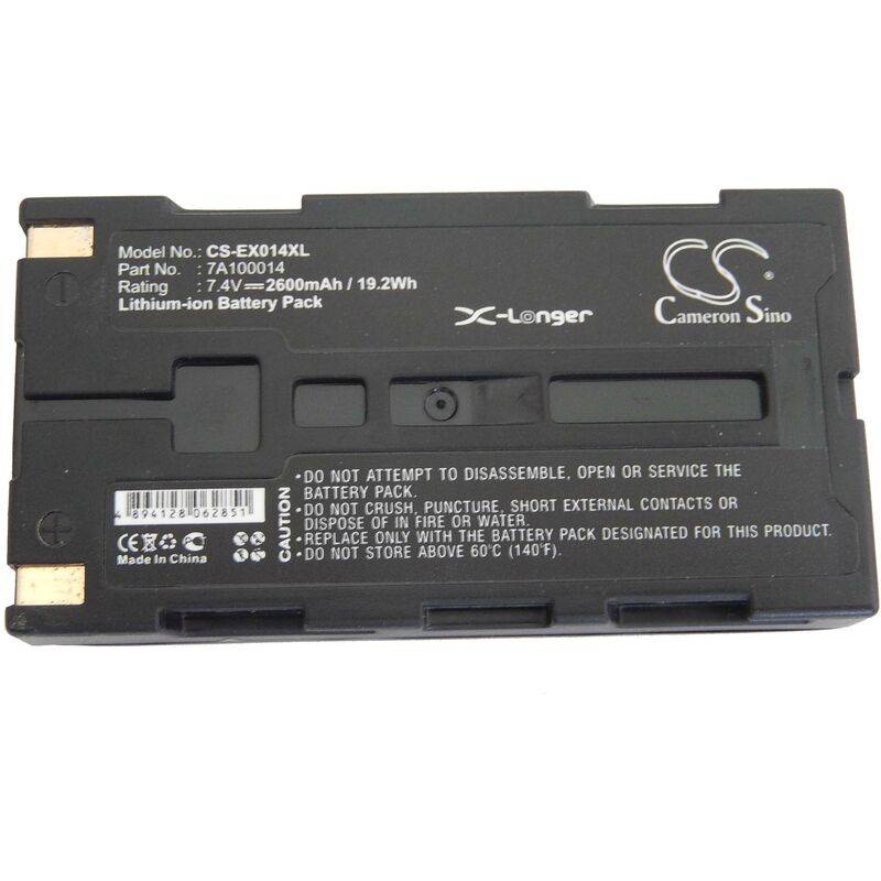 

Batería recargable compatible con Extech Dual Port, MP200, MP300 impresora, copiadora, escáner, impresora etiquetas (2600 mAh, 7,4 V, Li-Ion) - Vhbw