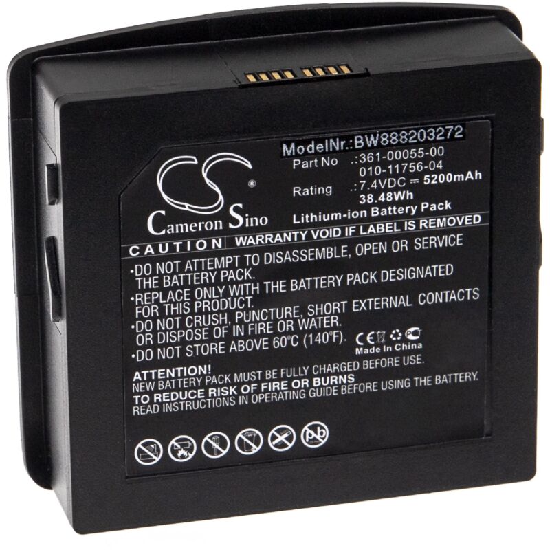 

Batería recargable compatible con Garmin Aera 795, 796 navegador, navi, GPS (5200 mAh, 7,4 V, Li-Ion) - Vhbw