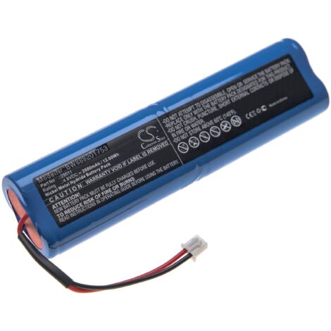 vhbw Batería recargable compatible con Hazet 1979-6 linterna de bolsillo o frontal (2500 mAh, 4,8 V, NiMH)