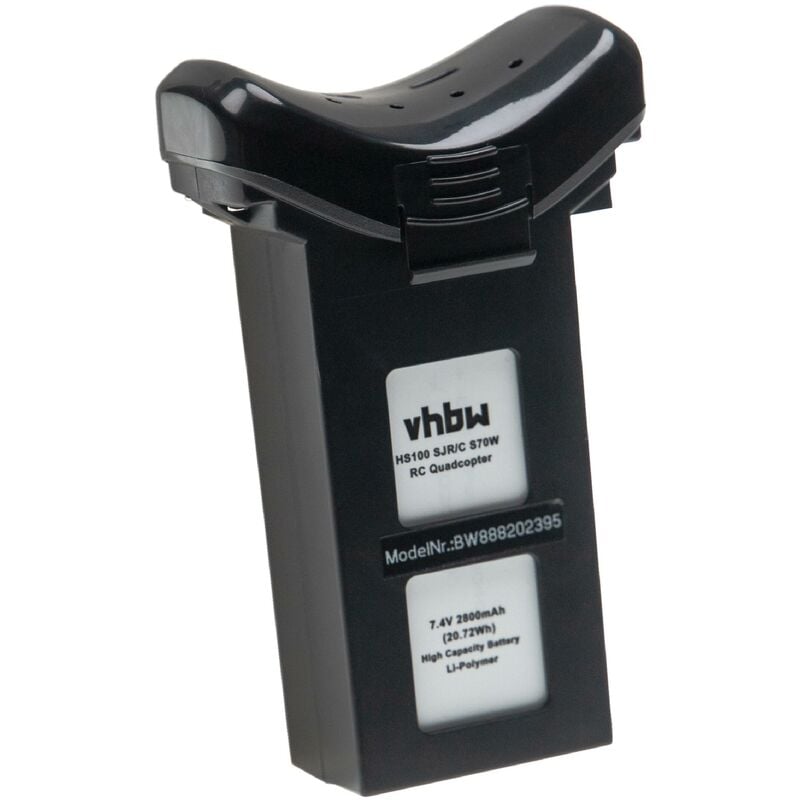 

Batería recargable compatible con Holy Stone RC GPS Drone HS100 SJR dron, multicóptero, cuadricóptero (2800 mAh, 7,4 V, polímero de litio) - Vhbw