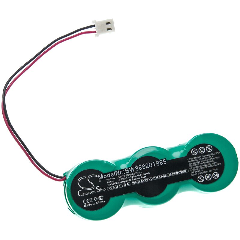 

Batería recargable compatible con Honda Car Immobiliser el inmovilizador del vehículo (230mAh, 7,2V, NiMH) - Vhbw
