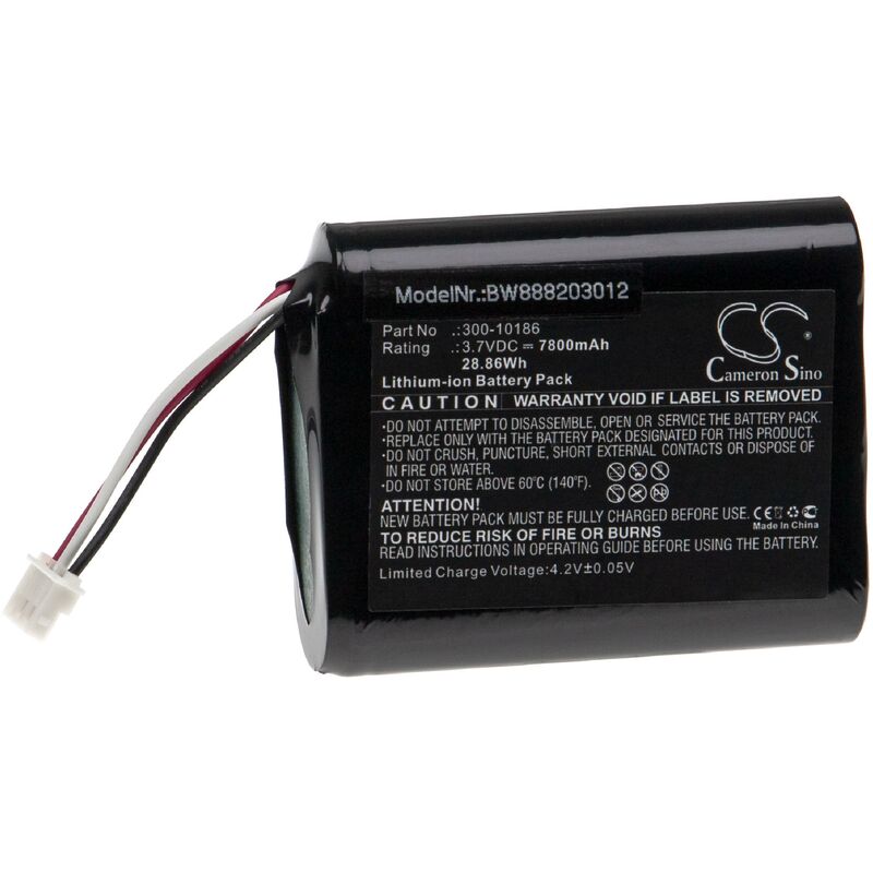 

vhbw Batería recargable compatible con ADT Command Smart Security Panel Instalación alarma, sistema de alarma (7800 mAh, 3,7 V, Li-Ion)