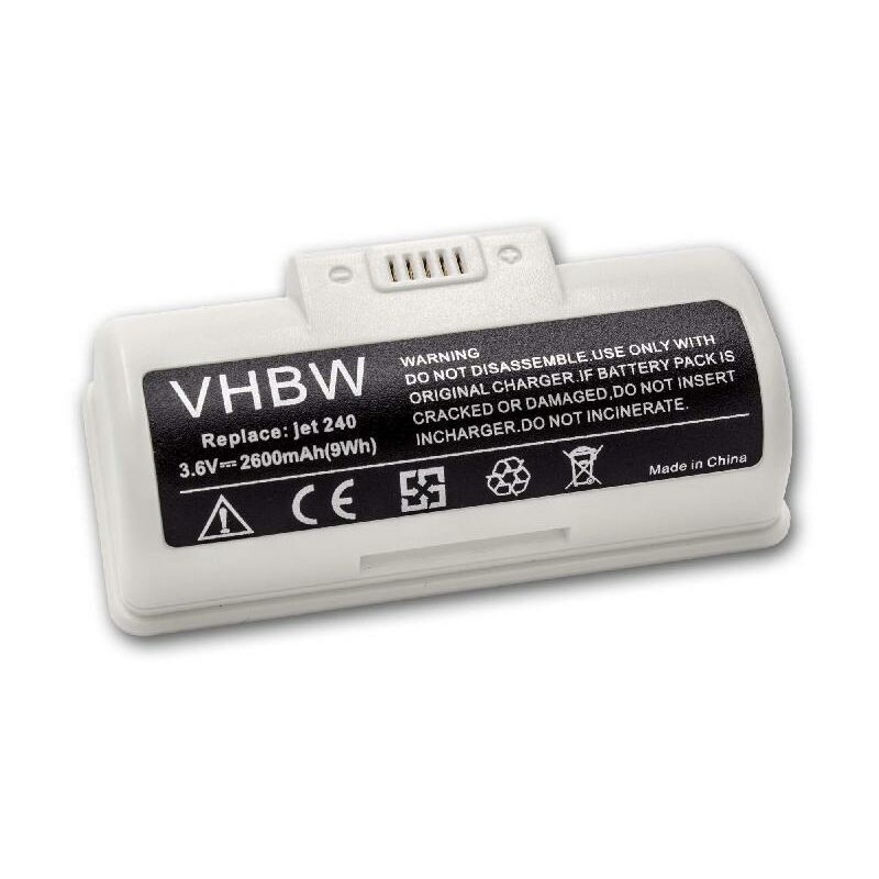 

Batería recargable compatible con iRobot Braava Jet M6, M6110, M6134, 245, 250 aspiradora, robot limpieza (2600 mAh, 3,6 V, Li-Ion) - Vhbw