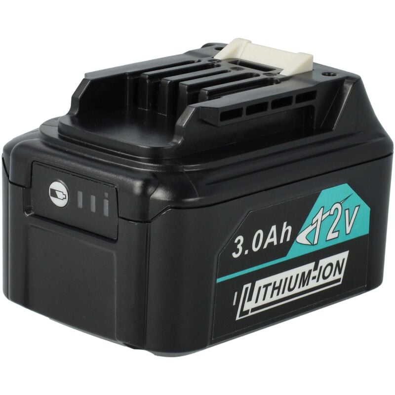 

vhbw Batería recargable compatible con Makita UM600DZ, UM600DZX, UR100, UR100D, UR100DSME herramientas eléctricas (3000 mAh, Li-Ion, 12 V, 3 celdas)