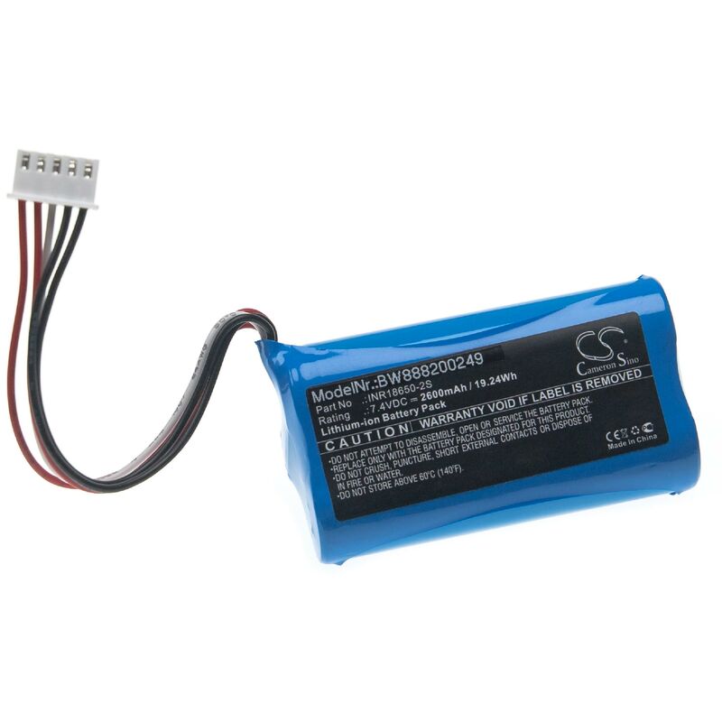 

Batería recargable compatible con Philips SB500M, SB500M/00 altavoces, cajas acústicas, bafles (2600 mAh, 7,4 V, Li-Ion) - Vhbw