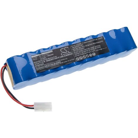 vhbw Batería recargable compatible con Rowenta Air Force Extreme RH8770, RH8770WU, RH8770WU 2D 1 aspiradora, robot de limpieza (2000 mAh, 24 V, NiMH)