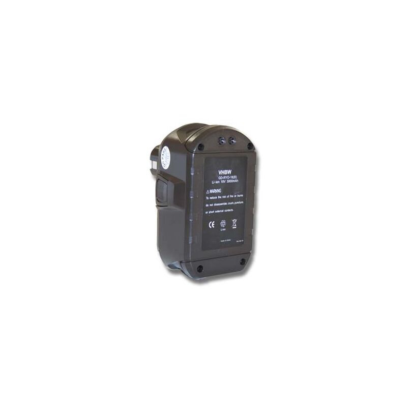 

Batería recargable compatible con Ryobi P600, P610, P631K, P650, P700, P701G, P703, P704, P710 herramientas eléctricas (3000 mAh Li-Ion 18 V) - Vhbw