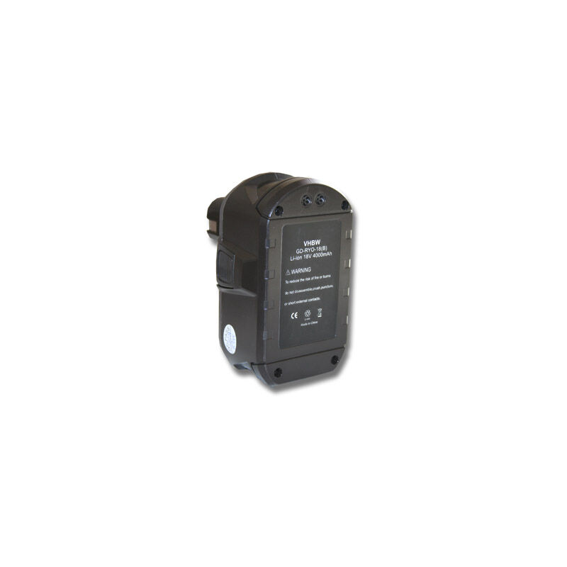 

Batería recargable compatible con Ryobi P600, P610, P631K, P650, P700, P701G, P703, P704, P710 herramientas eléctricas (4000 mAh Li-Ion 18 V) - Vhbw
