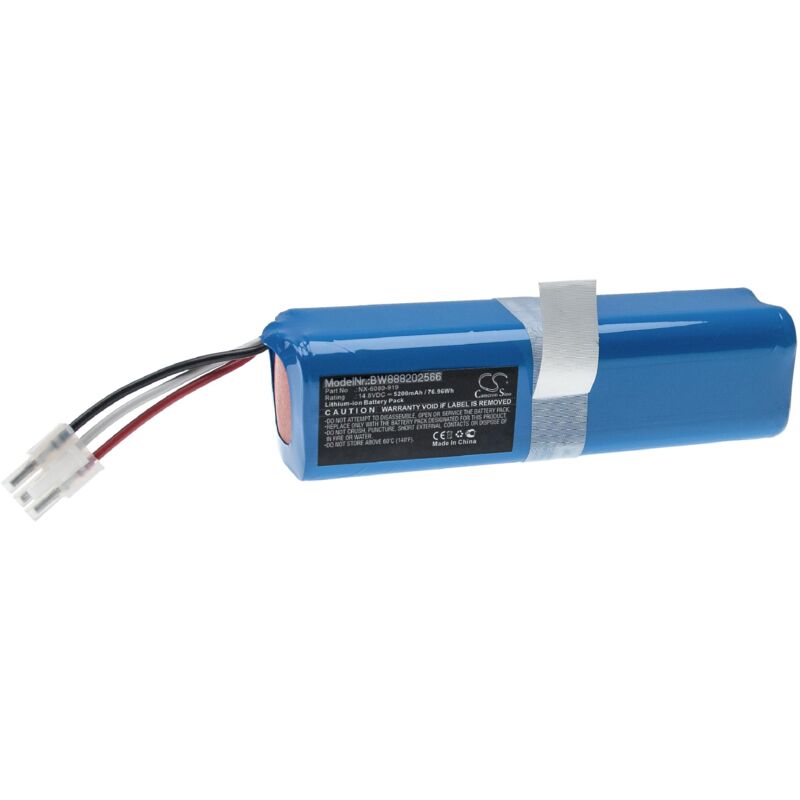 

Batería recargable compatible con Sichler PCR-7000 aspiradora, robot limpieza (5200 mAh, 14,8 V, Li-Ion) - Vhbw