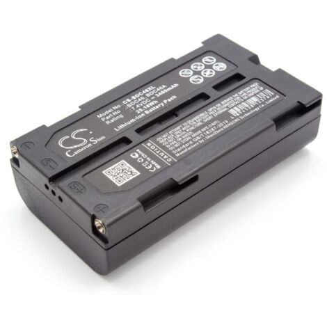 vhbw Batería recargable compatible con Sokkia DL30, GIR1600 DGPS Receiver, GIR1600 GPS Receiver, GM52-S medidor (3400 mAh, 7,4 V, Li-Ion)