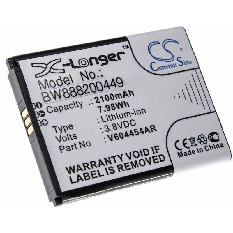 

Batería recargable compatible con Verizon MHS900LPP, MHS900LS router (2100 mAh, 3,8 V, Li-Ion) - Vhbw