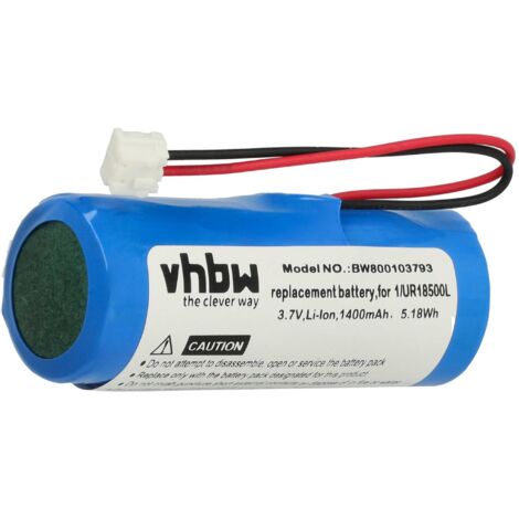 vhbw Batería recargable compatible con Wella Xpert HS71, HS71 Profi, HS75 afeitadora, cortadora de pelo (1400 mAh, 3,7 V, polímero de litio)