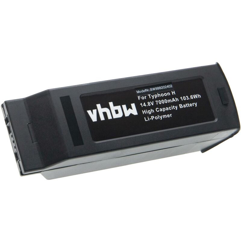 

Batería recargable compatible con Yuneec H480, Typhoon H dron, multicóptero, cuadricóptero (7000 mAh, 14,8 V, polímero de litio) - Vhbw