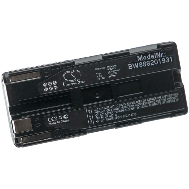 

Batería recargable reemplaza AEG 70178 para lector transpondedor (800mAh, 7,4V, Li-Ion) - Vhbw