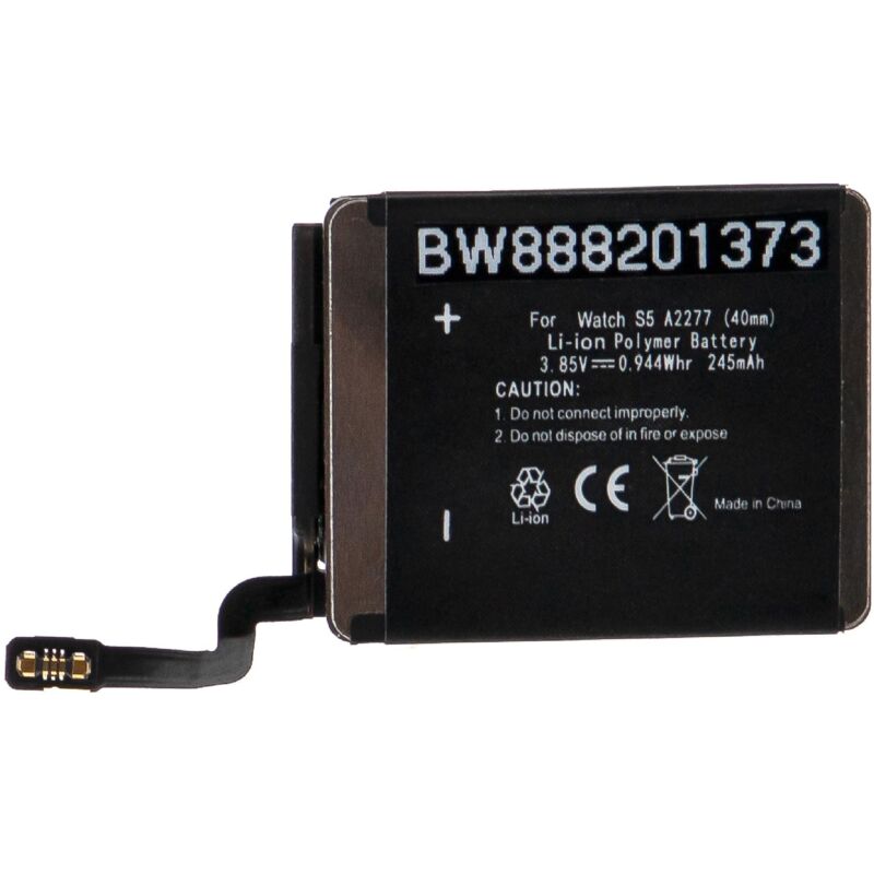 

Batería recargable reemplaza Apple A2277 para smartwatch, reloj de actividad (240 mAh, 3,82 V, polímero de litio) - Vhbw