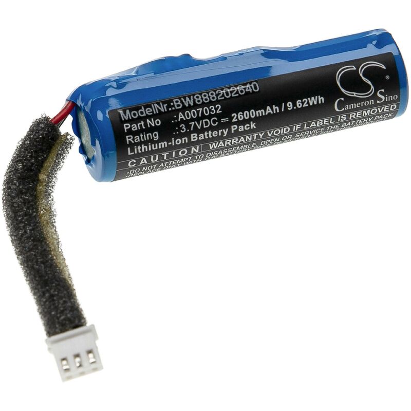 

Batería recargable reemplaza Braven A007032 para altavoces, cajas acústicas, bafles (2600 mAh, 3,7 V, Li-Ion) - Vhbw