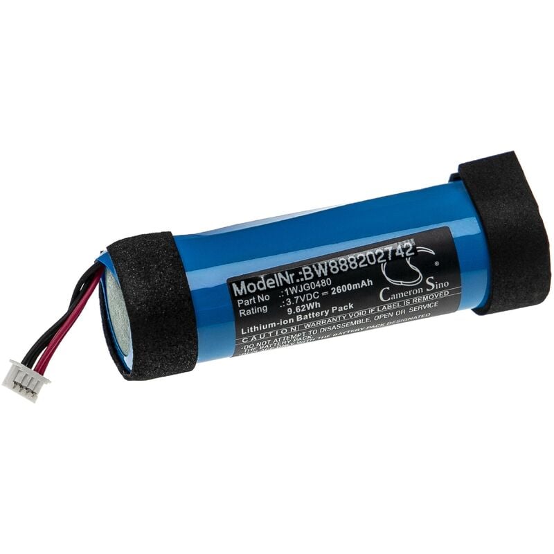 

Batería recargable reemplaza DJI 1WJG0480 para mando de dron (2600 mAh, 3,7 V, Li-Ion) - Vhbw