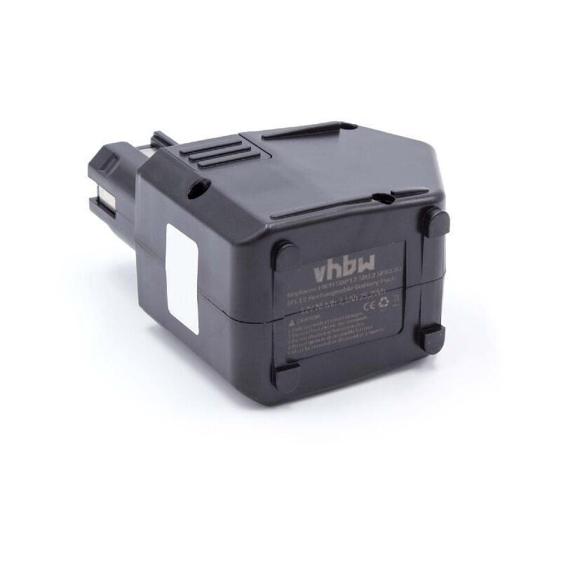 

Batería recargable reemplaza Hilti SBP12, SFB105, SFB121, SFB125, 00315082 para herramientas eléctricas (2100 mAh, NiMH, 12 V) - Vhbw