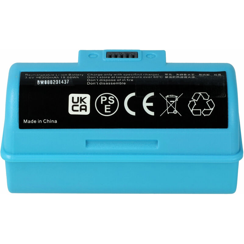 

Batería recargable reemplaza iRobot 4446040 para aspiradora, robot de limpieza (5300 mAh, 3,6 V, Li-Ion) - Vhbw