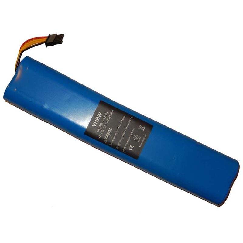 

Vhbw - Batería recargable reemplaza Neato 205-0012, 945-0129, NX2000SCx10 para aspiradora, robot limpieza (3000 mAh, 12 V, NiMH)