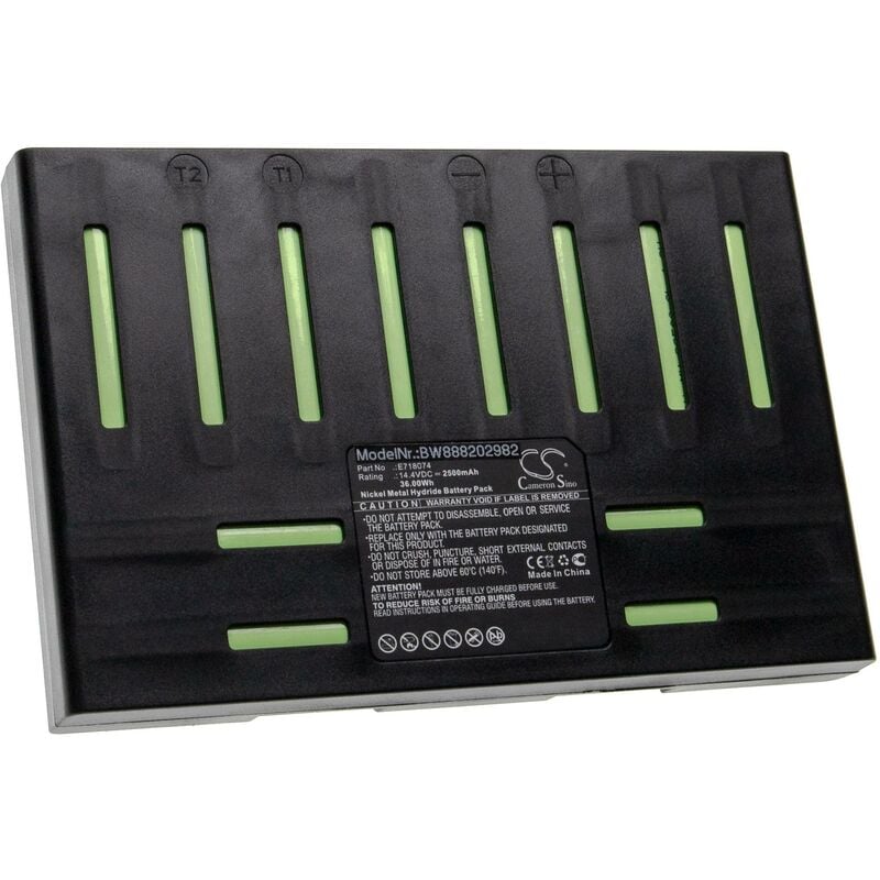 

Batería recargable reemplaza Proscenic E718074 para aspiradora, robot limpieza (2500 mAh, 14,4 V, NiMH) - Vhbw