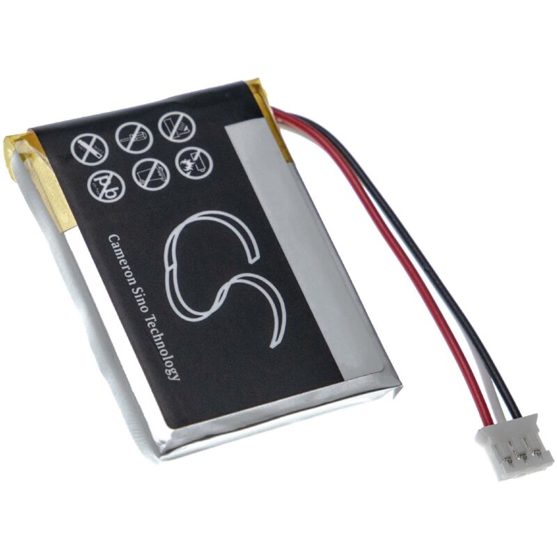 

Vhbw - Batería recargable reemplaza Sony LIS1553, LIS1553(SY6) para auriculares inalámbricos, cascos (1000 mAh, 3,7 V, polímero de litio)