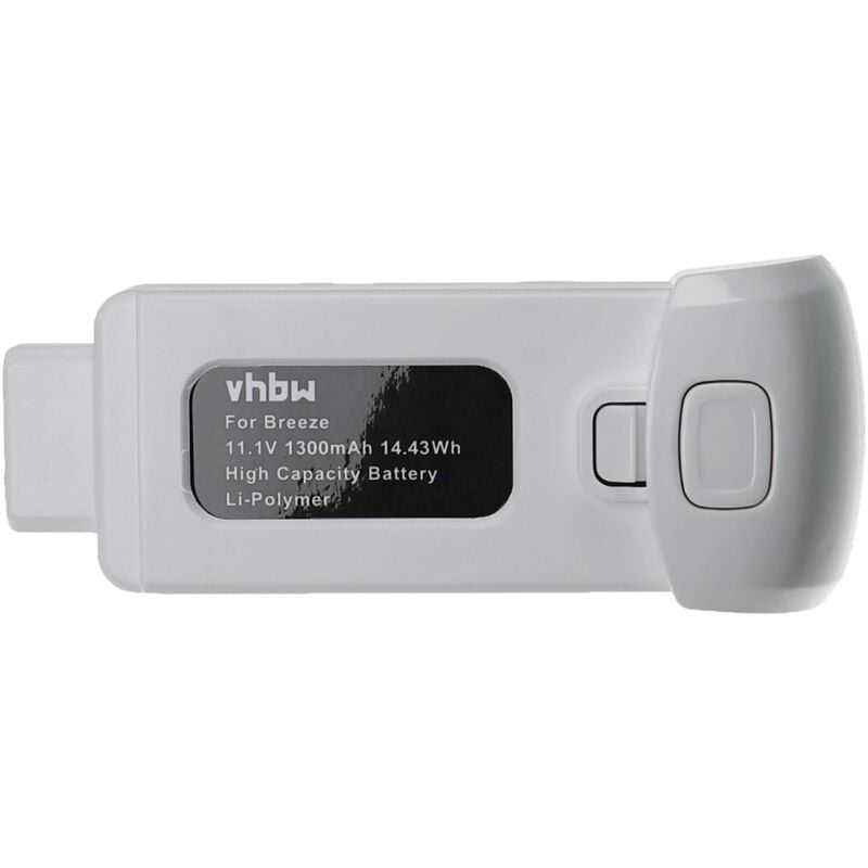 

Batería reemplaza Yuneec FCA105001 para dron, multicóptero, cuadricóptero (1300 mAh, 11,1 V, polímero de litio) - Vhbw