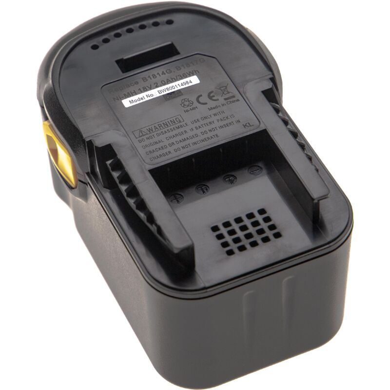

Batería recargable reemplaza Ridgid AC840084 para herramientas eléctricas (2000 mAh NiMH 18 V) - Vhbw
