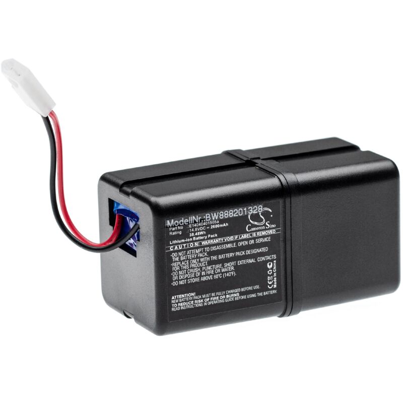

Batería reemplaza bObsweep E14040401505a para aspiradora, robot de limpieza (2600mAh, 14.8V, Li-Ion) - Vhbw