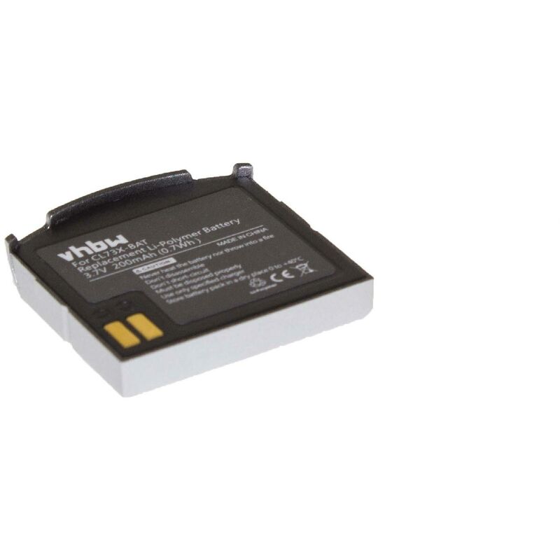 

batería reemplaza Geemarc CL73X-BAT para auriculares inalámbricos cascos (200mAh, 3,7V, Li-Ion) - Vhbw
