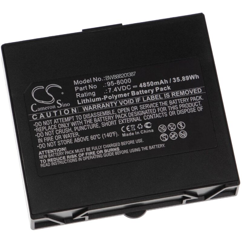 

batería reemplaza HumanWare 95-8000 para altavoz altavoces (4850mAh, 7.4V, polímero de litio) - Vhbw