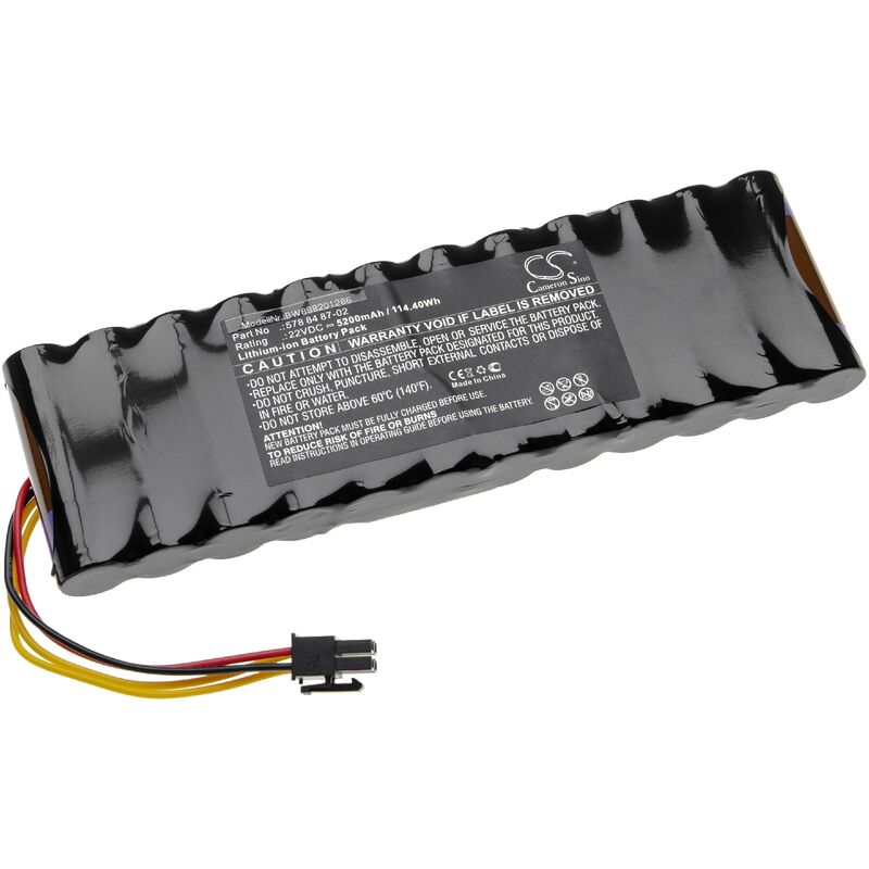 

batería reemplaza Husqvarna 597 21 32-02, 597 21 32-03 para cortacésped robot cortacésped (5200mAh, 22.2V, Li-Ion) - Vhbw