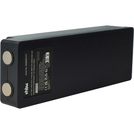 vhbw Batería reemplaza Palfinger IM6024, RSC7220 para mando a distancia industrial (2500 mAh, 7,2 V, NiMH) - negro