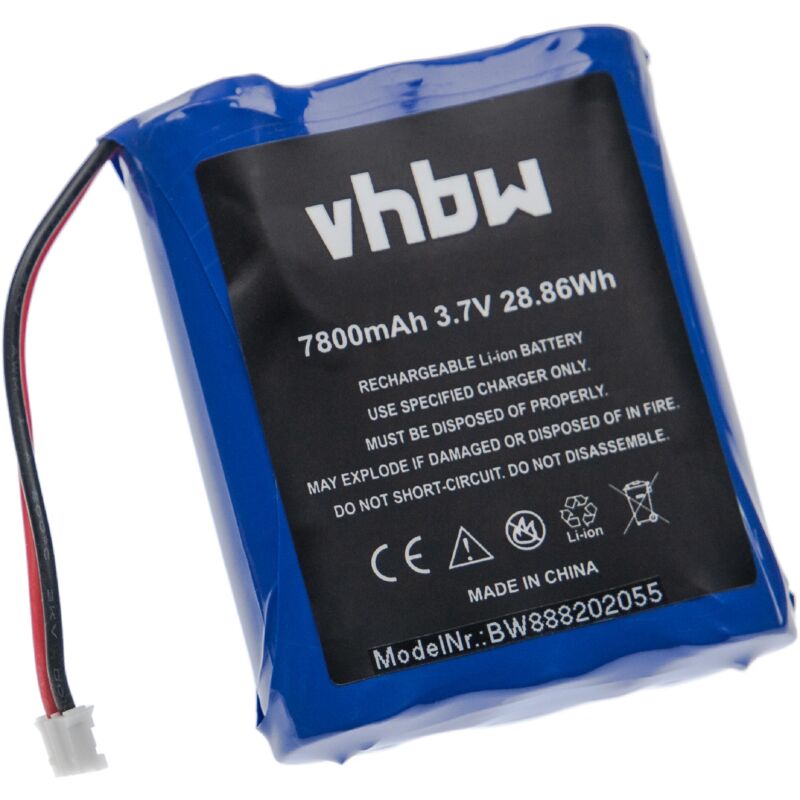 

Batería reemplaza Technaxx 4652 para telefonillo, video-telefonillo (7800mAh, 3,7V, Li-Ion) - Vhbw