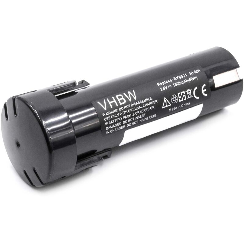 

Batería reemplaza Weidmüller 9007450000 para herramientas eléctricas (1500mAh NiMH 2,4V) - Vhbw