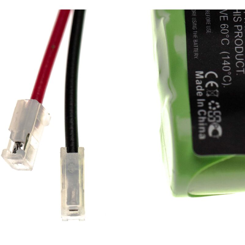 

vhbw Batería universal compatible con diversos dispositivos (300mAh, 3.6V, NiMH) 3x celda tipo 2/3 AAA, 2/3 Micro