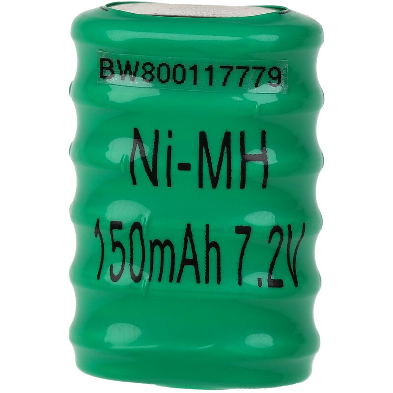 

NiMH Batería de botón de repuesto Tipo 6/V150H 150 mAh 7,2 V compatible para lámparas solares, etc. - Vhbw