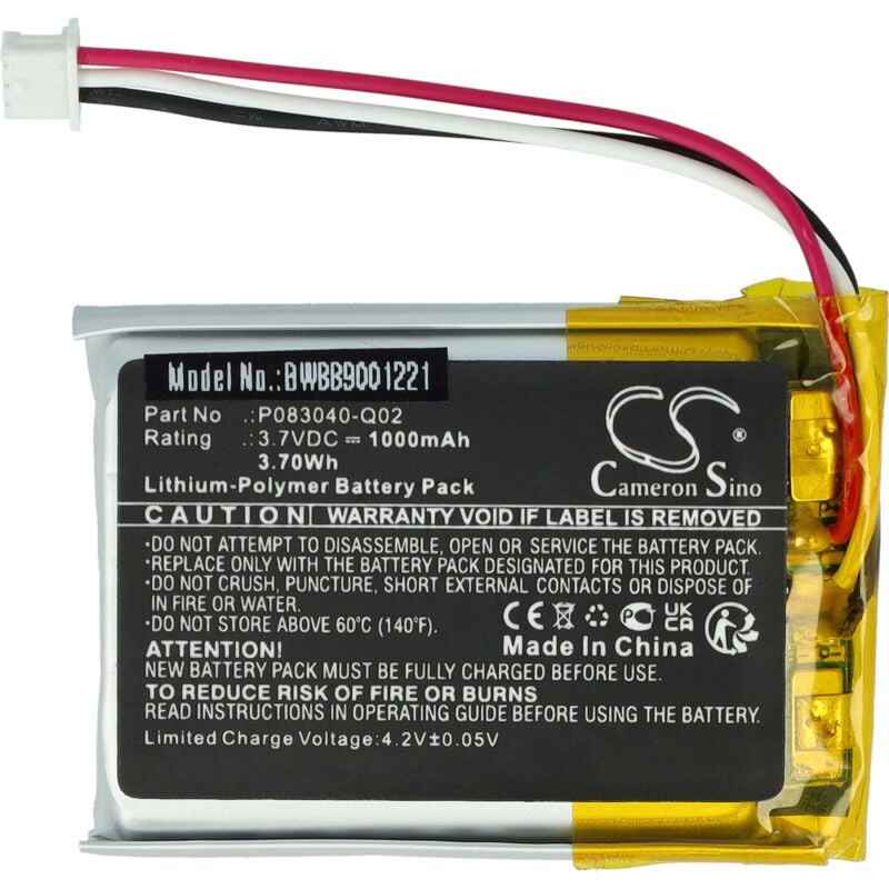 Batteria compatibile con akg Y50BT auricolari